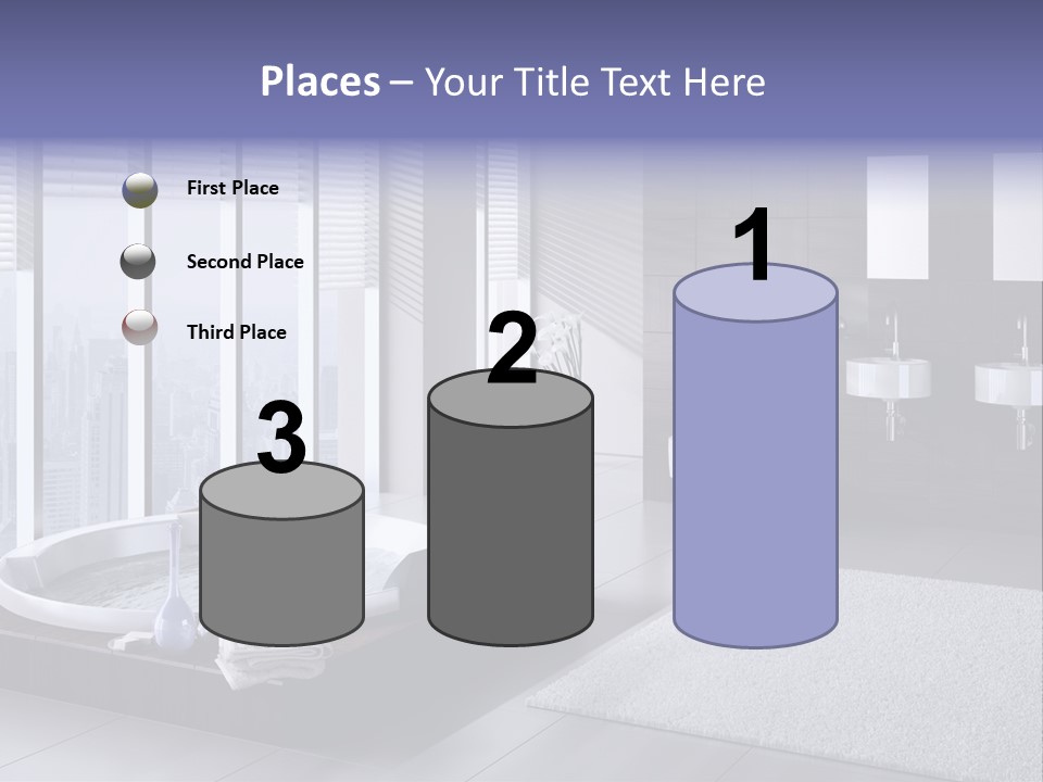 Lounge Tub Room PowerPoint Template