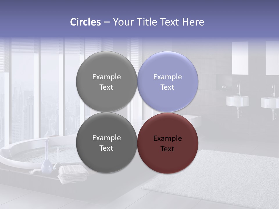 Lounge Tub Room PowerPoint Template