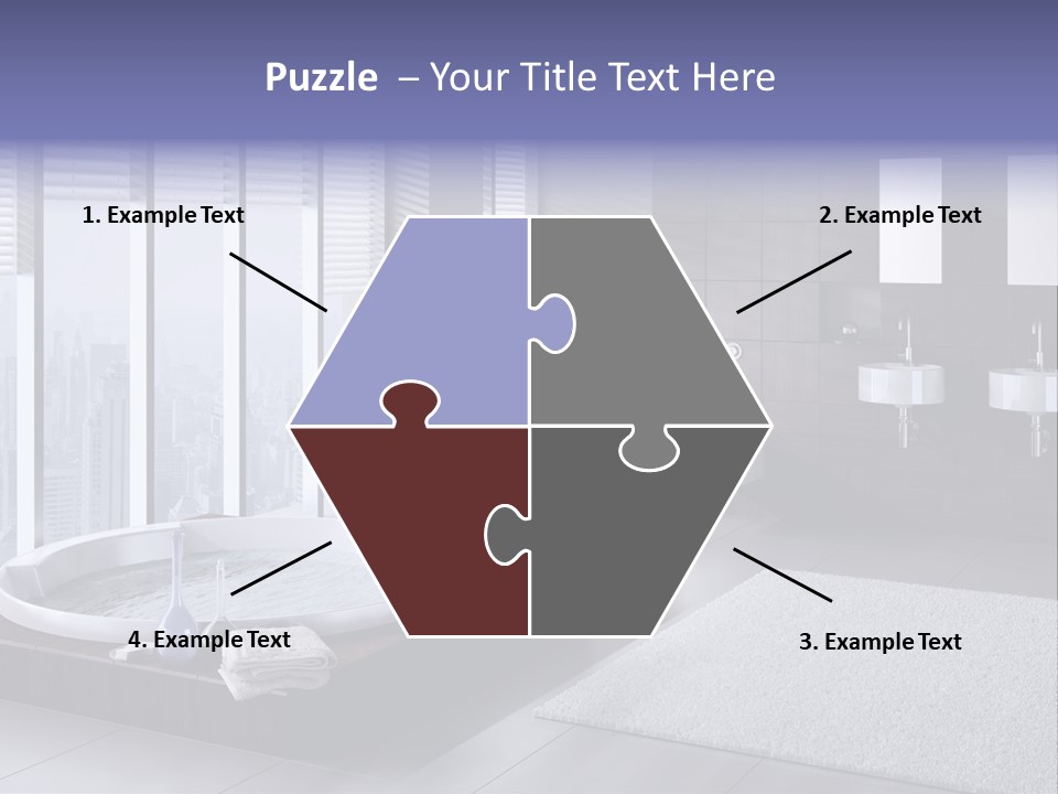 Lounge Tub Room PowerPoint Template