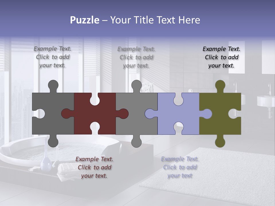 Lounge Tub Room PowerPoint Template