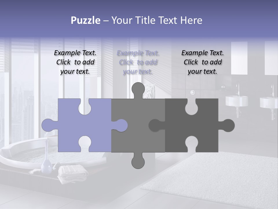 Lounge Tub Room PowerPoint Template