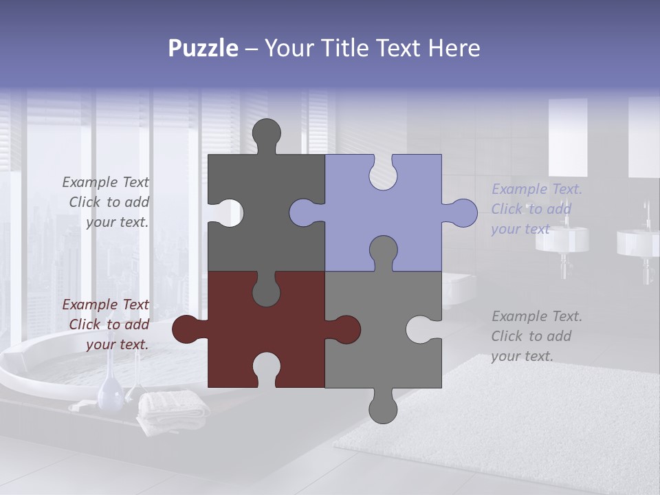 Lounge Tub Room PowerPoint Template