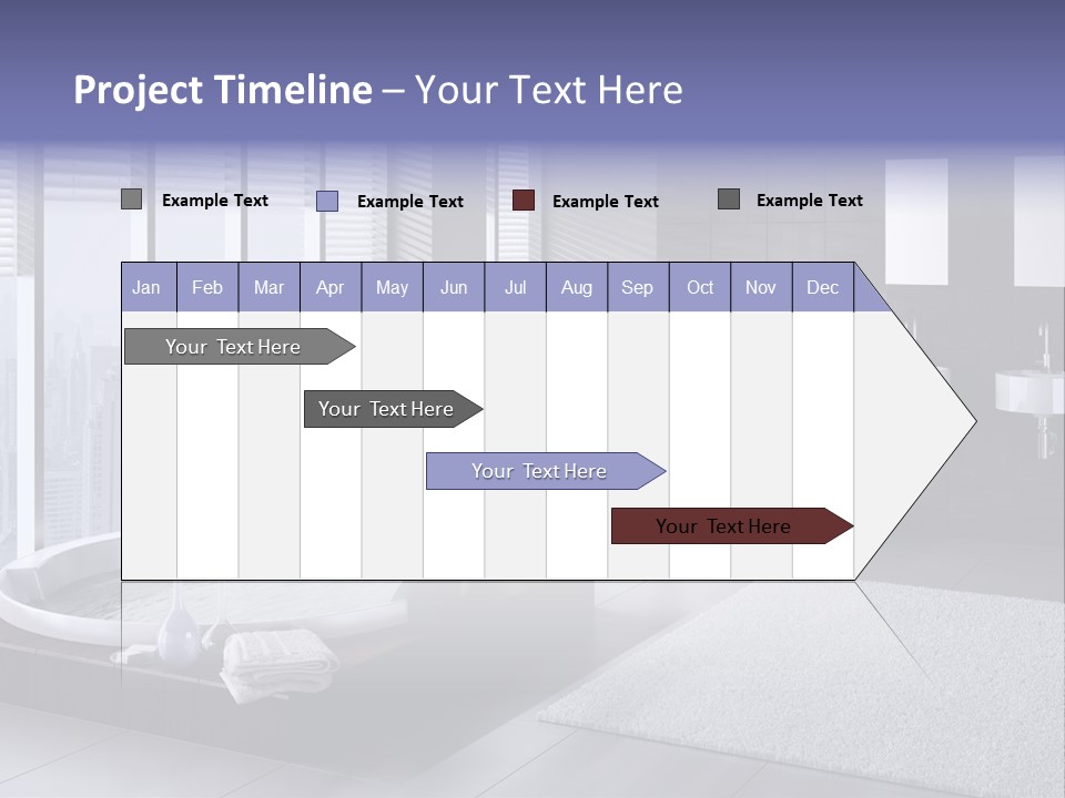 Lounge Tub Room PowerPoint Template