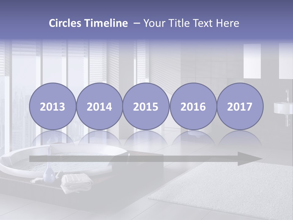 Lounge Tub Room PowerPoint Template