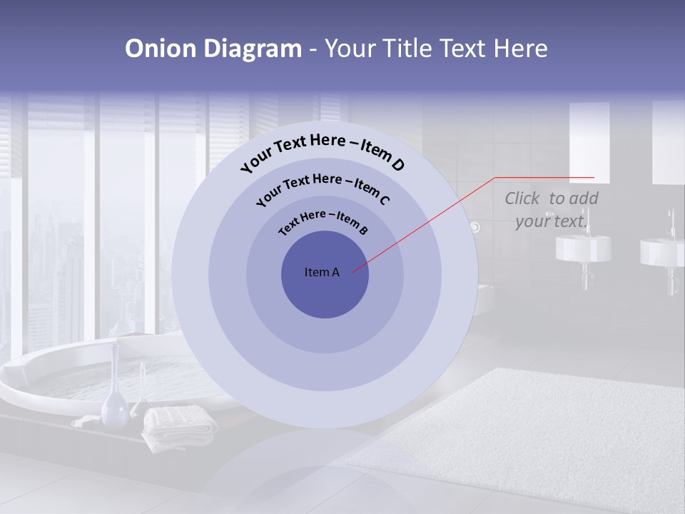 Lounge Tub Room PowerPoint Template