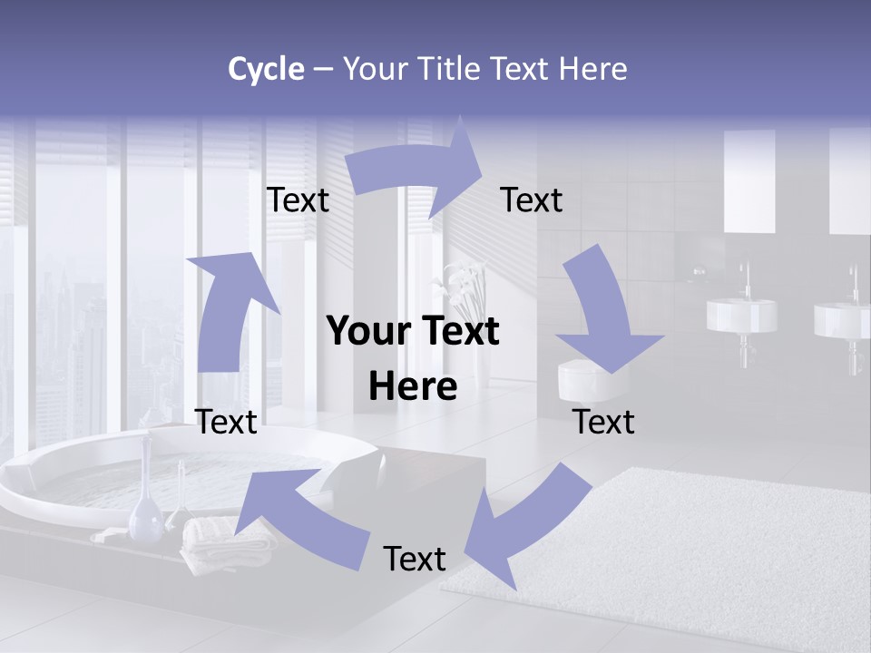 Lounge Tub Room PowerPoint Template