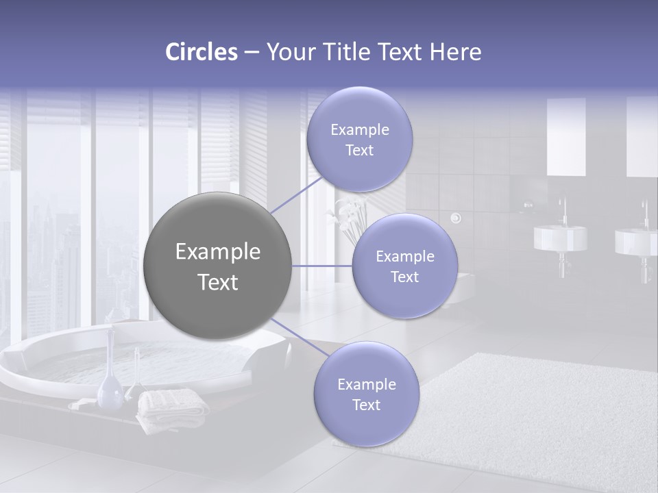 Lounge Tub Room PowerPoint Template