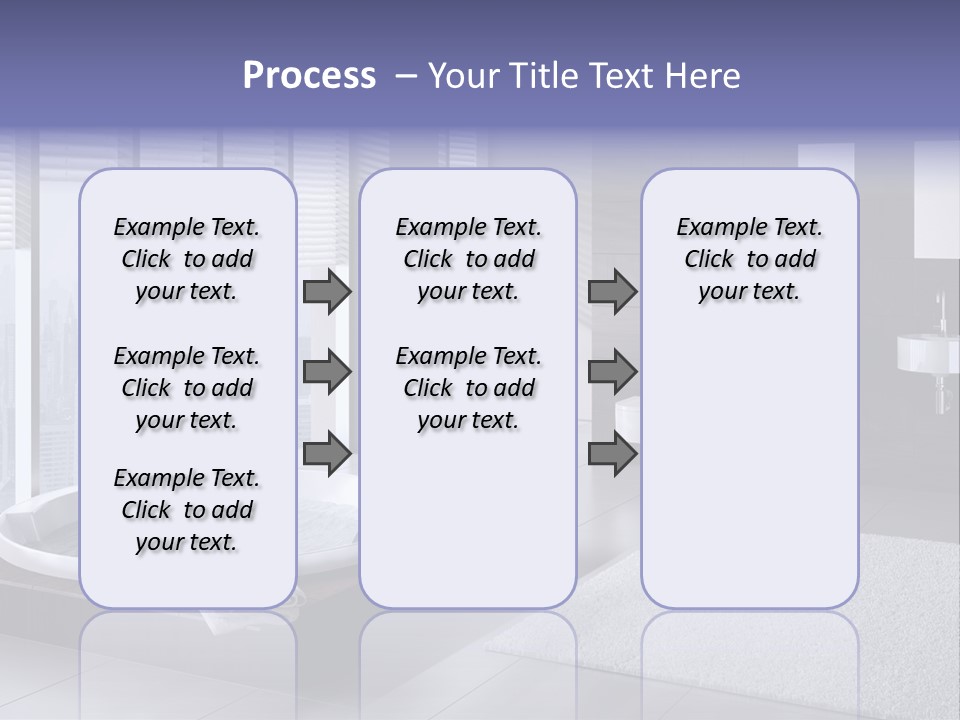 Lounge Tub Room PowerPoint Template