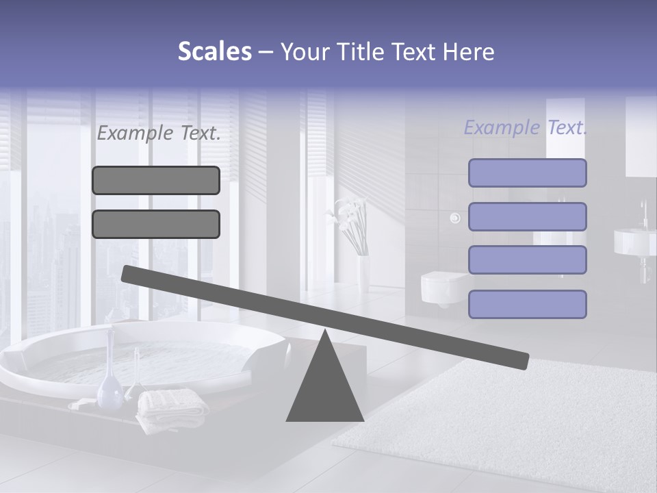Lounge Tub Room PowerPoint Template