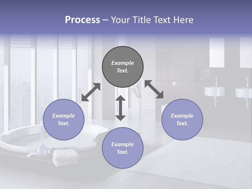 Lounge Tub Room PowerPoint Template