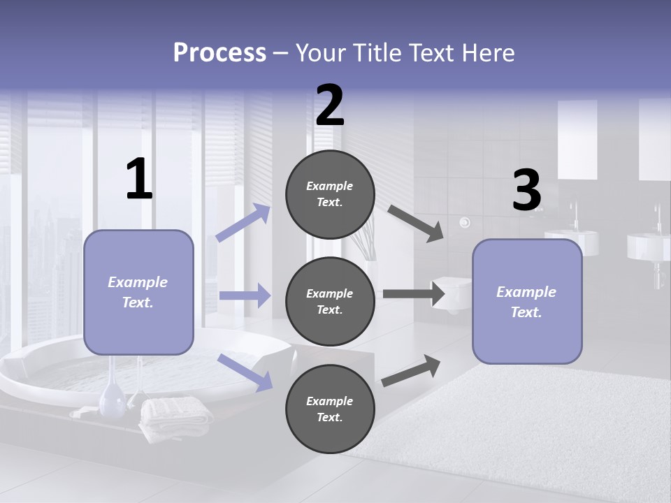 Lounge Tub Room PowerPoint Template