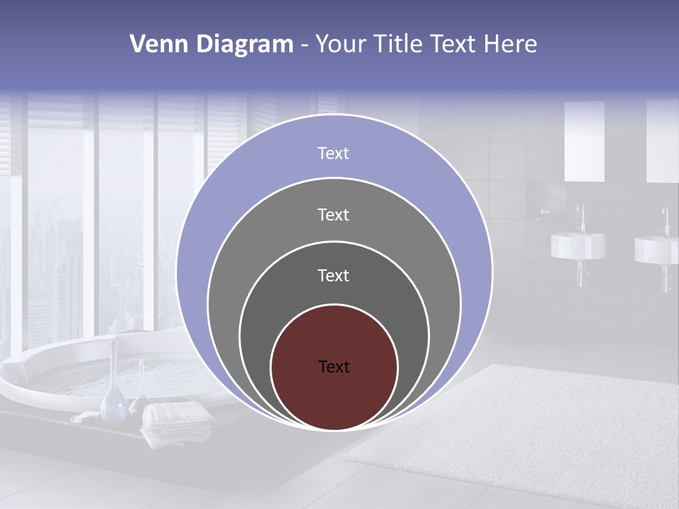 Lounge Tub Room PowerPoint Template