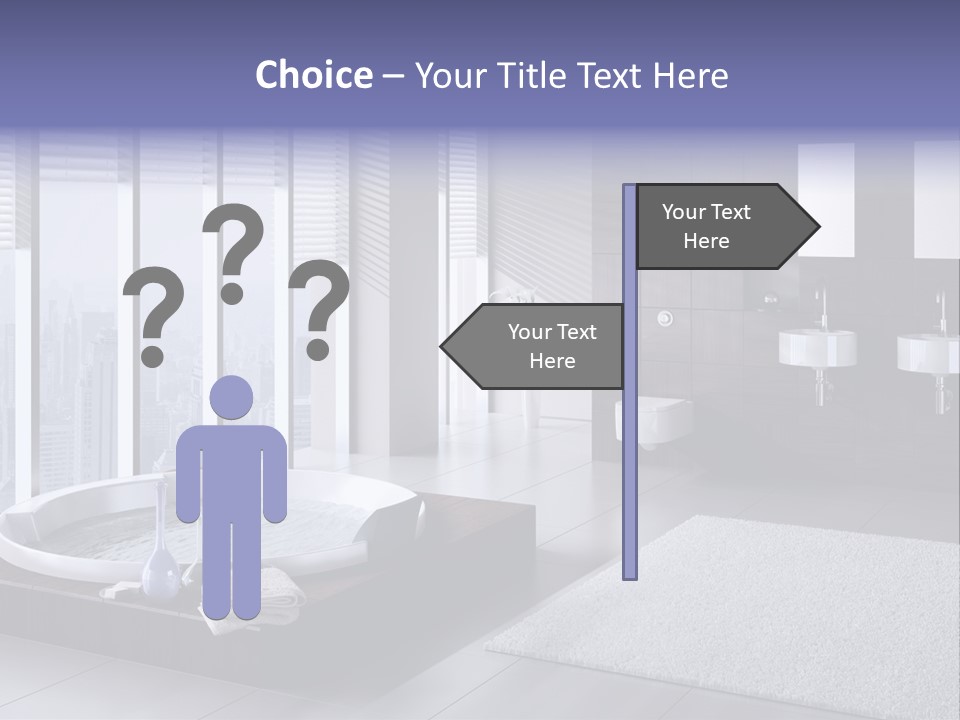 Lounge Tub Room PowerPoint Template