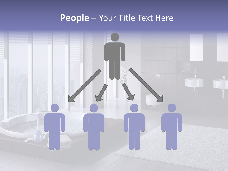 Lounge Tub Room PowerPoint Template