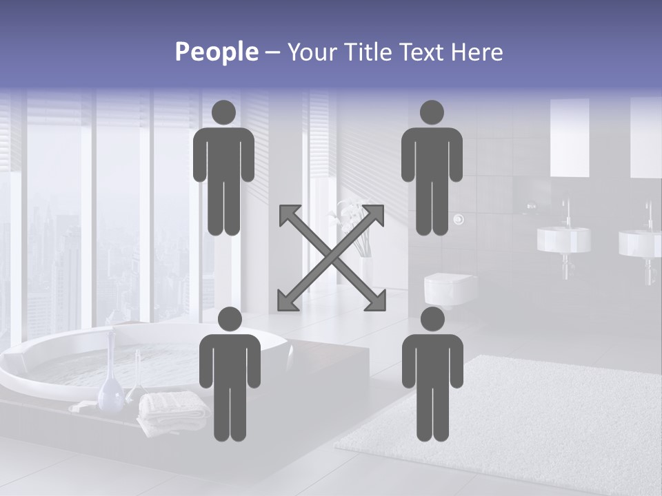 Lounge Tub Room PowerPoint Template