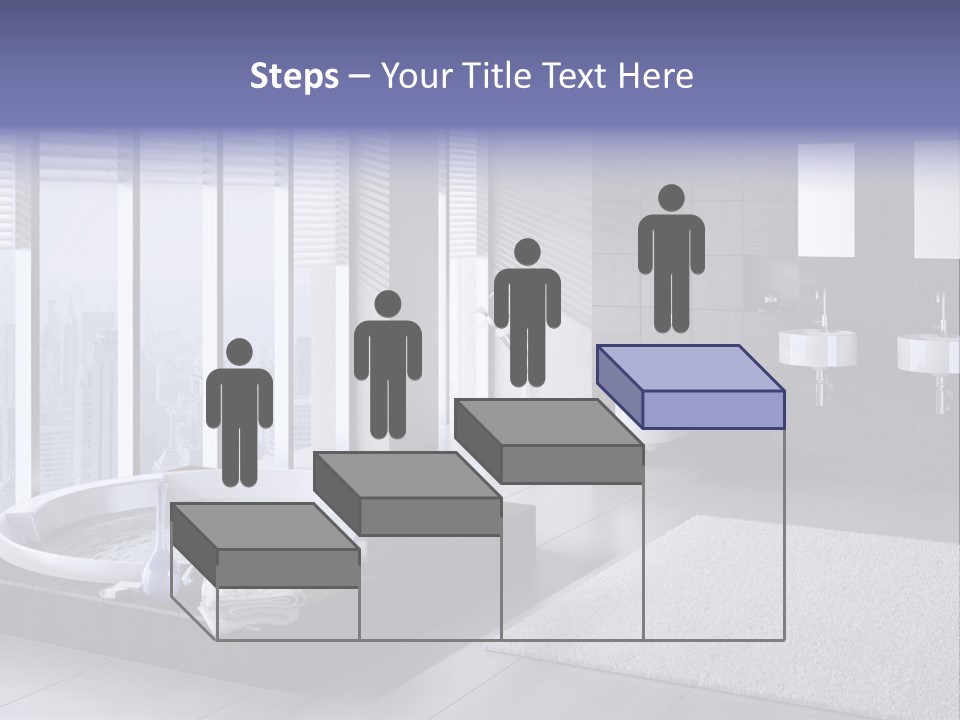 Lounge Tub Room PowerPoint Template