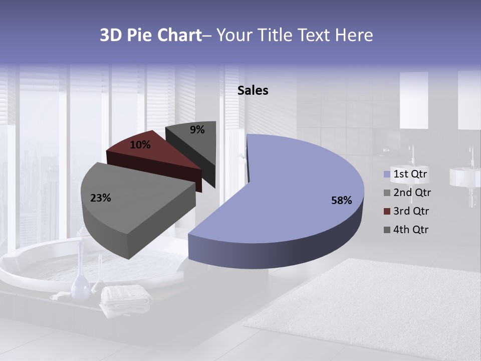 Lounge Tub Room PowerPoint Template