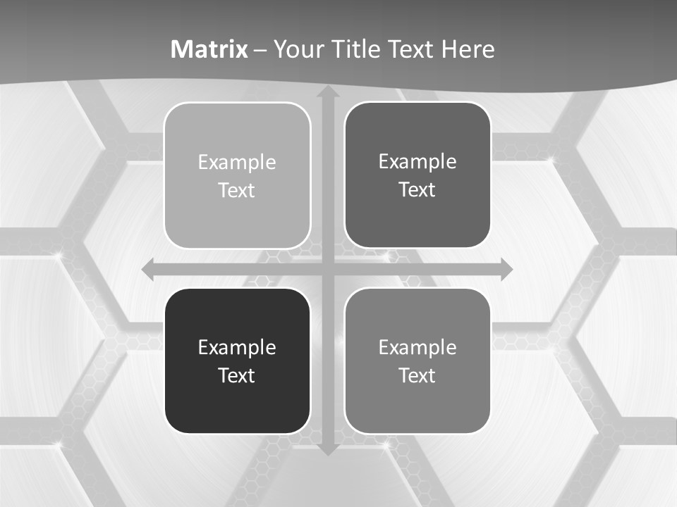 Grid Texture Techno PowerPoint Template