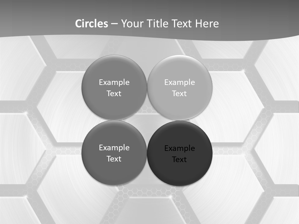Grid Texture Techno PowerPoint Template