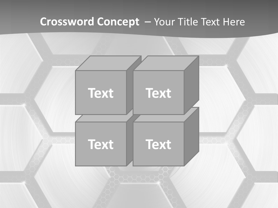 Grid Texture Techno PowerPoint Template