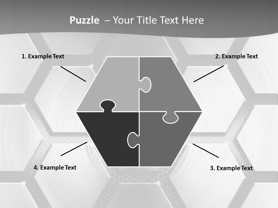 Grid Texture Techno PowerPoint Template