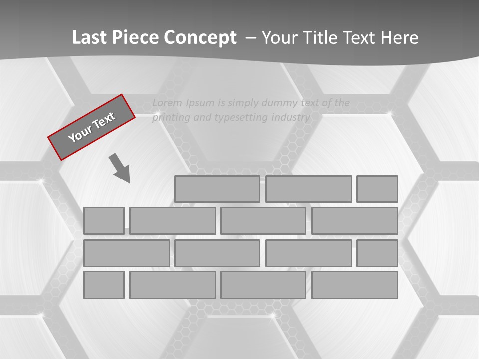 Grid Texture Techno PowerPoint Template