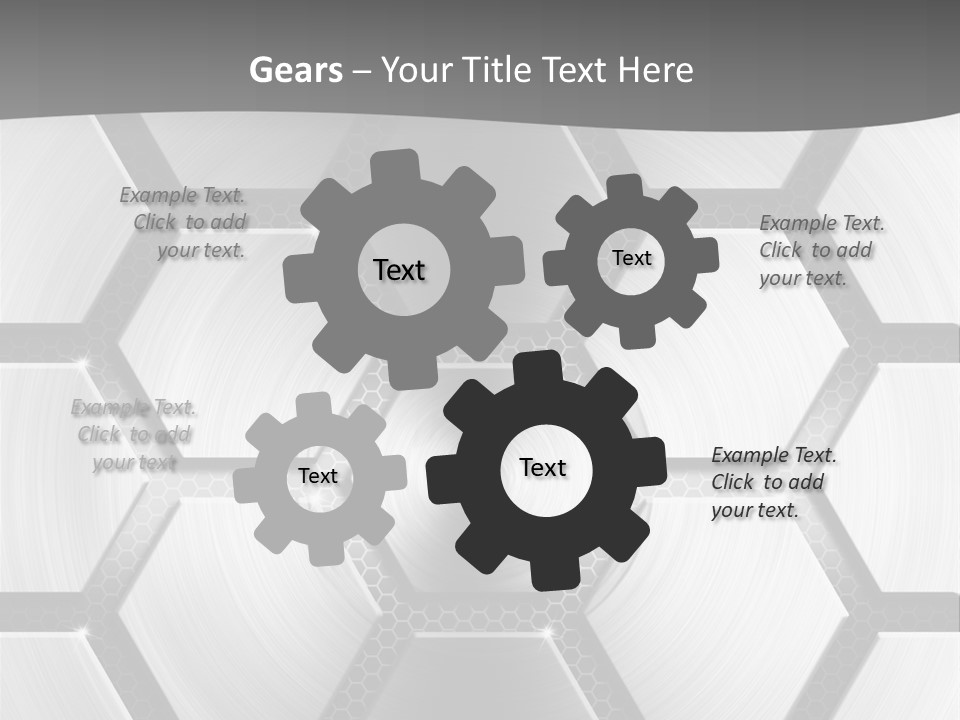 Grid Texture Techno PowerPoint Template