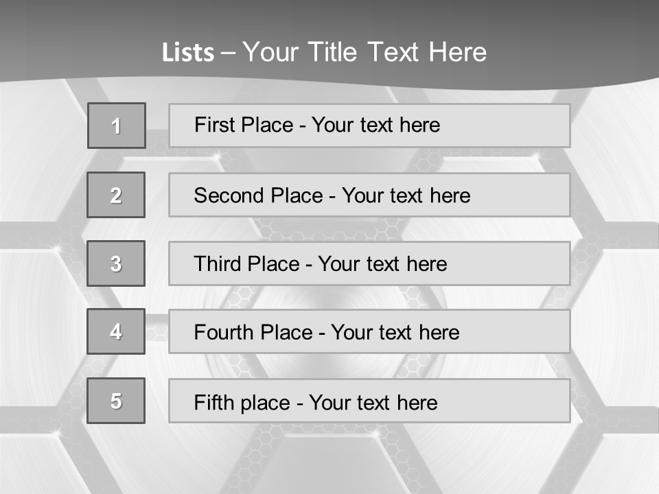Grid Texture Techno PowerPoint Template