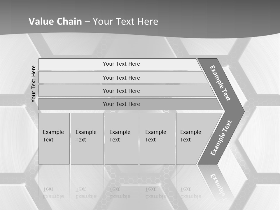 Grid Texture Techno PowerPoint Template