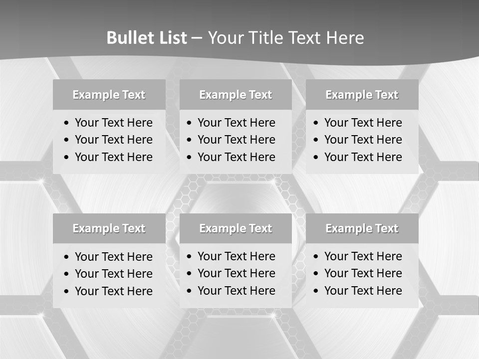 Grid Texture Techno PowerPoint Template