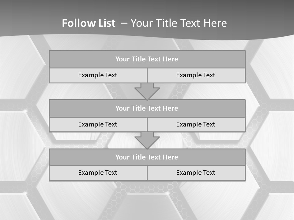Grid Texture Techno PowerPoint Template