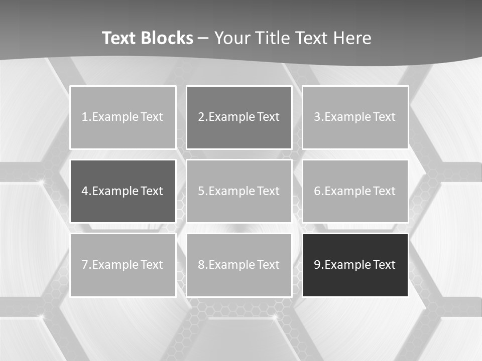 Grid Texture Techno PowerPoint Template