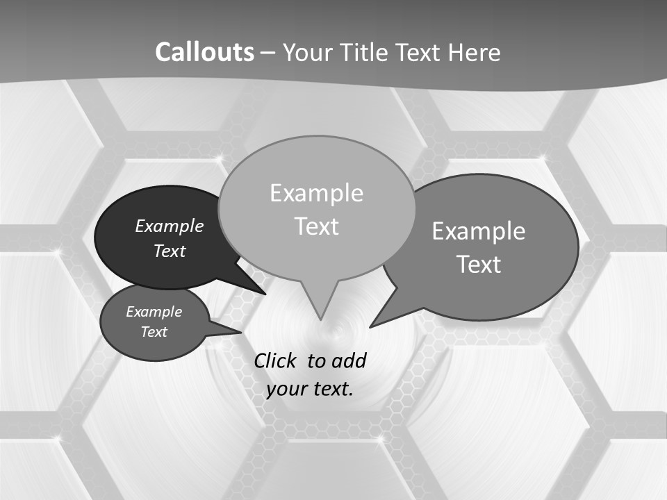 Grid Texture Techno PowerPoint Template