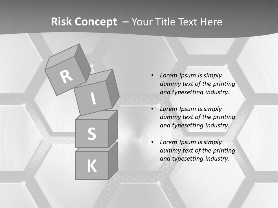 Grid Texture Techno PowerPoint Template