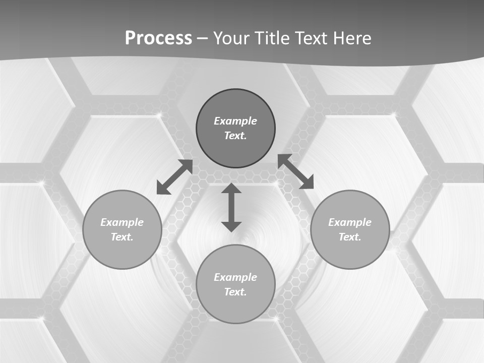 Grid Texture Techno PowerPoint Template