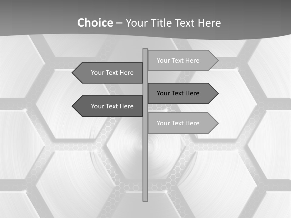 Grid Texture Techno PowerPoint Template