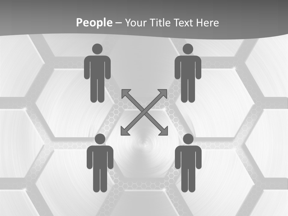 Grid Texture Techno PowerPoint Template