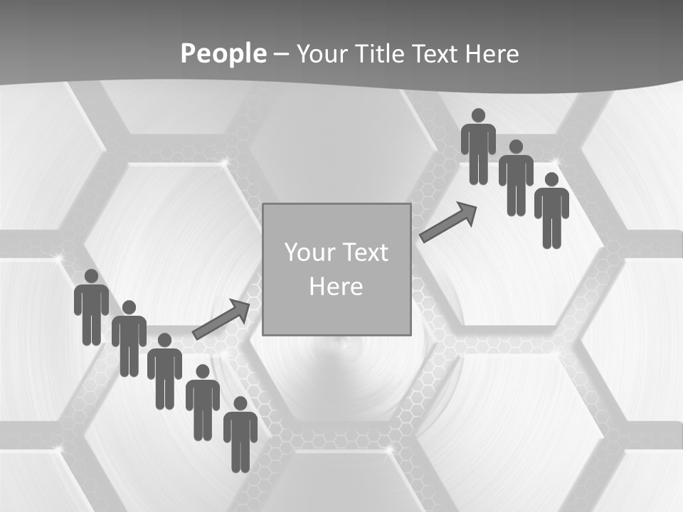Grid Texture Techno PowerPoint Template