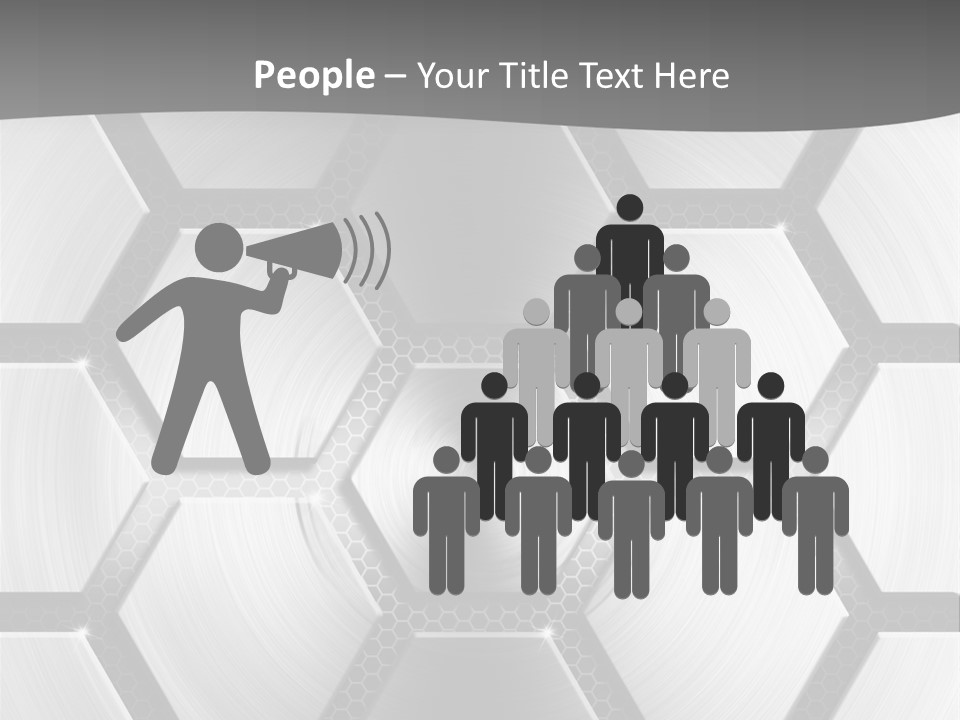 Grid Texture Techno PowerPoint Template