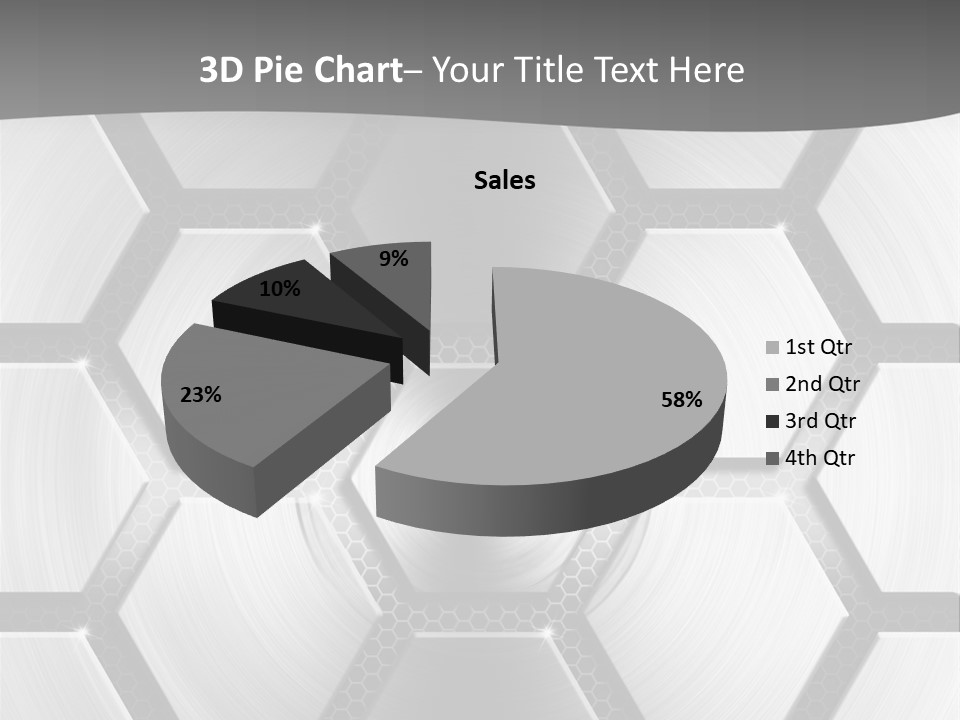 Grid Texture Techno PowerPoint Template