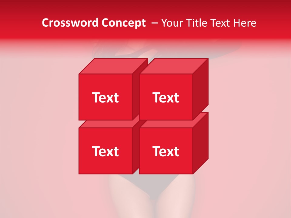 Pose Female Black PowerPoint Template