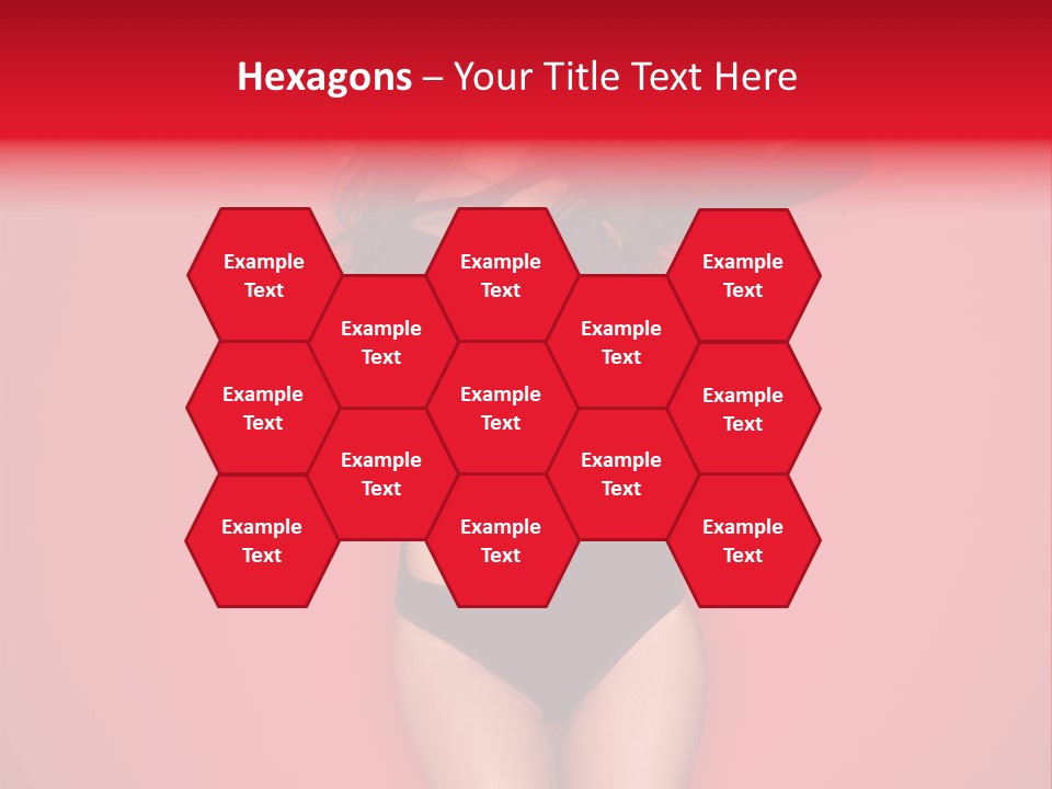 Pose Female Black PowerPoint Template