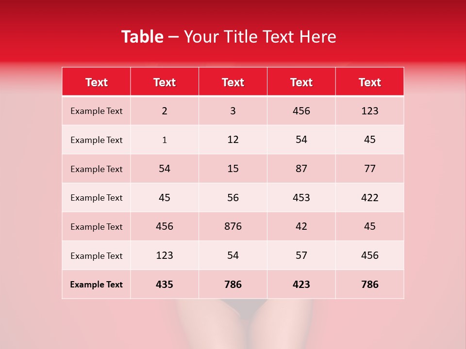 Pose Female Black PowerPoint Template