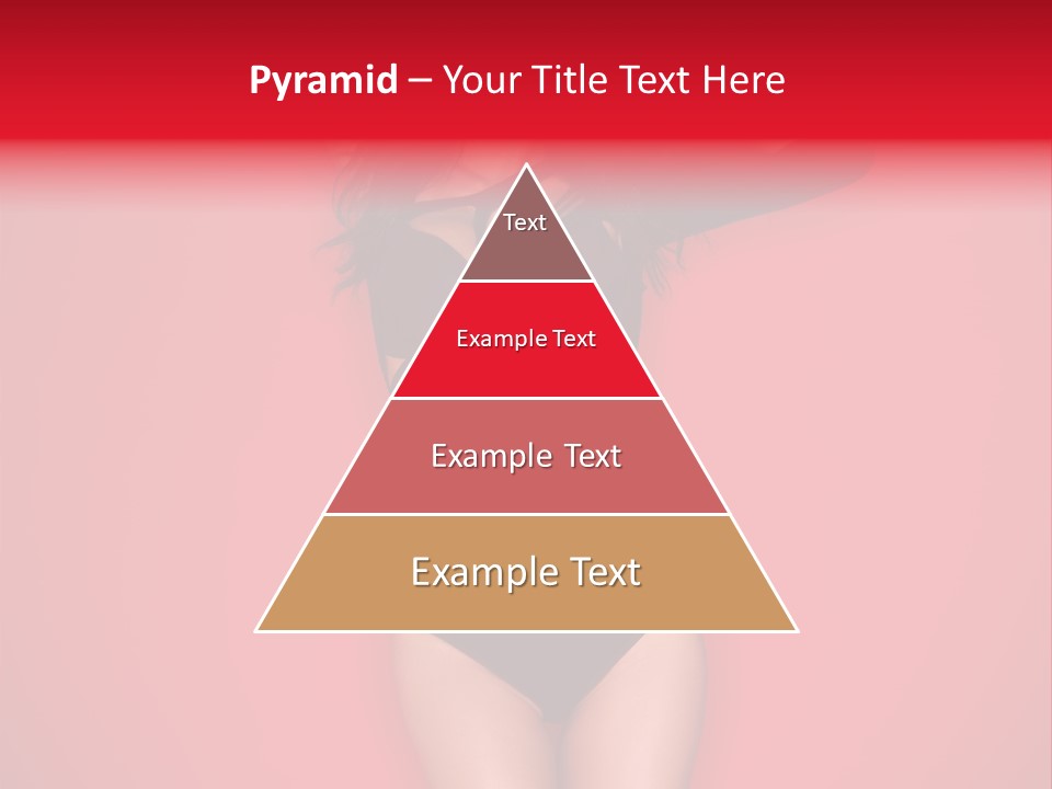 Pose Female Black PowerPoint Template