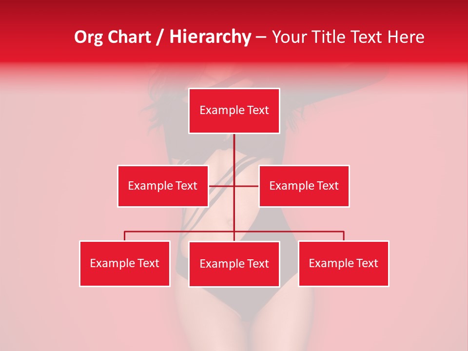 Pose Female Black PowerPoint Template