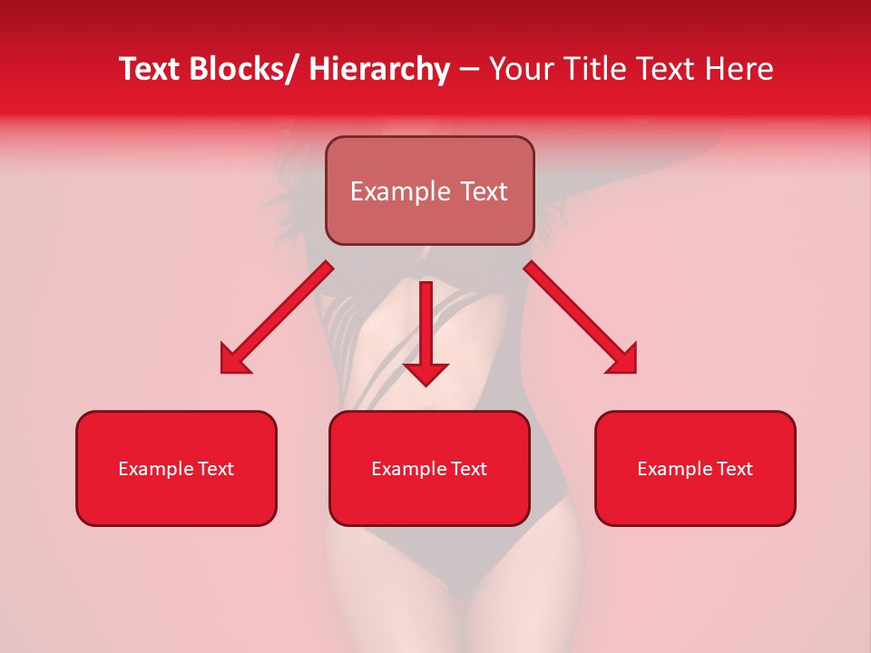 Pose Female Black PowerPoint Template