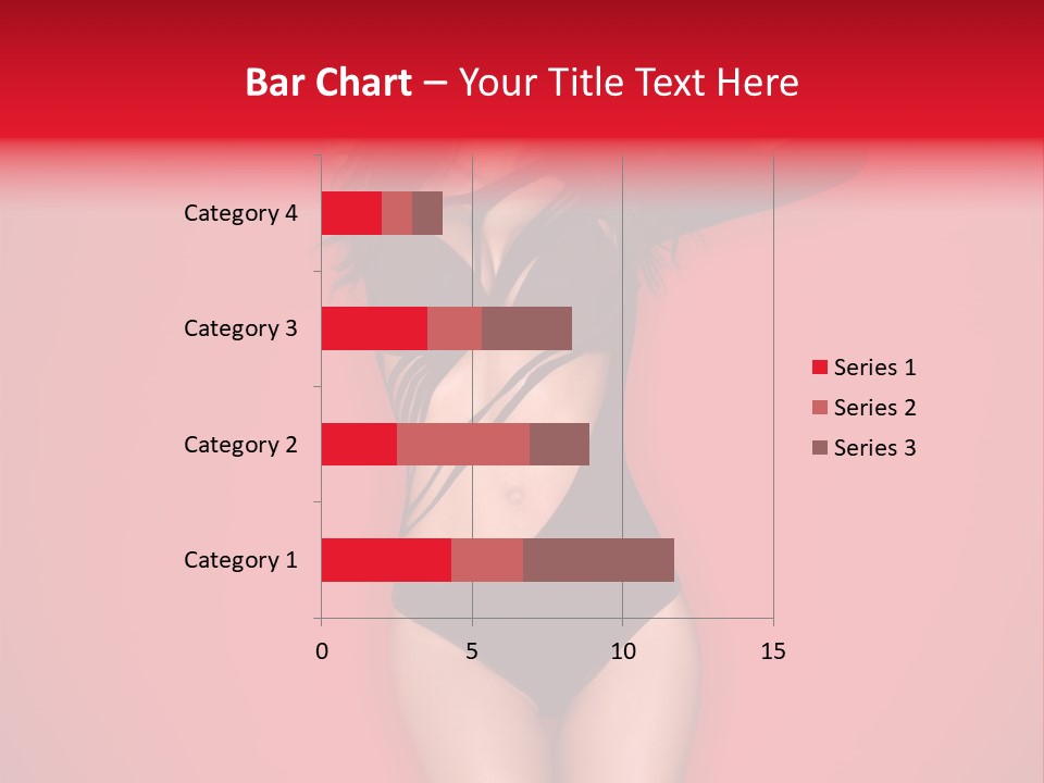 Pose Female Black PowerPoint Template