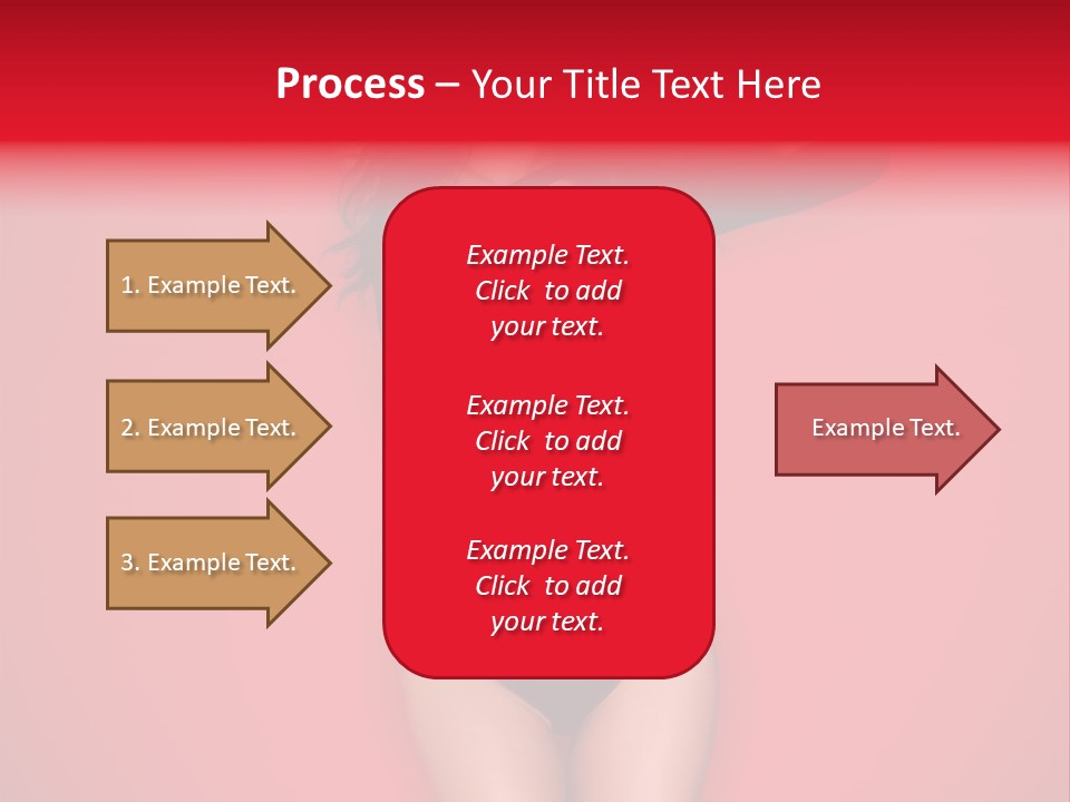 Pose Female Black PowerPoint Template