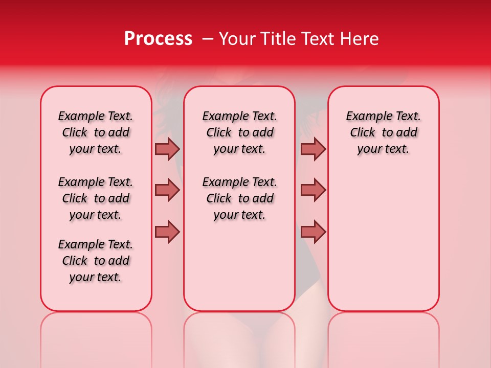 Pose Female Black PowerPoint Template