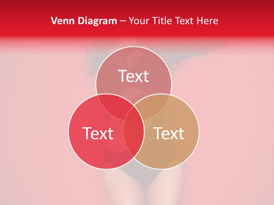 Pose Female Black PowerPoint Template